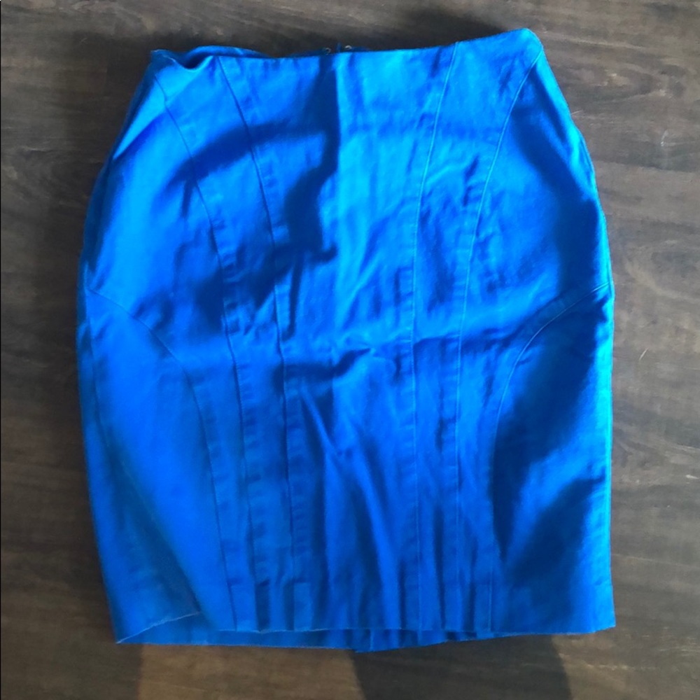 Blue Banana Republic Pencil Skirt